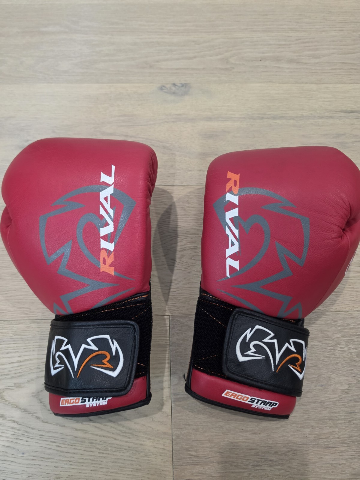 Rival RS10V Sparring Boxing Gloves 16 oz Adult Unisex Red/Black/Gray