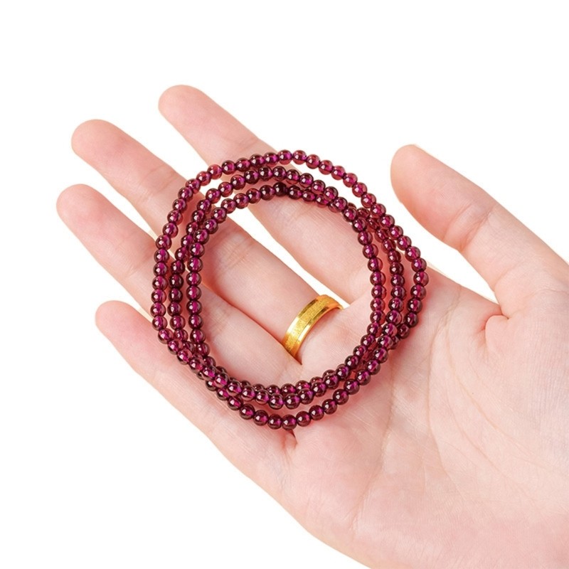 Sophisticated Gemstones Beaded Wrap Bracelet Stylish Layer Arm Candy