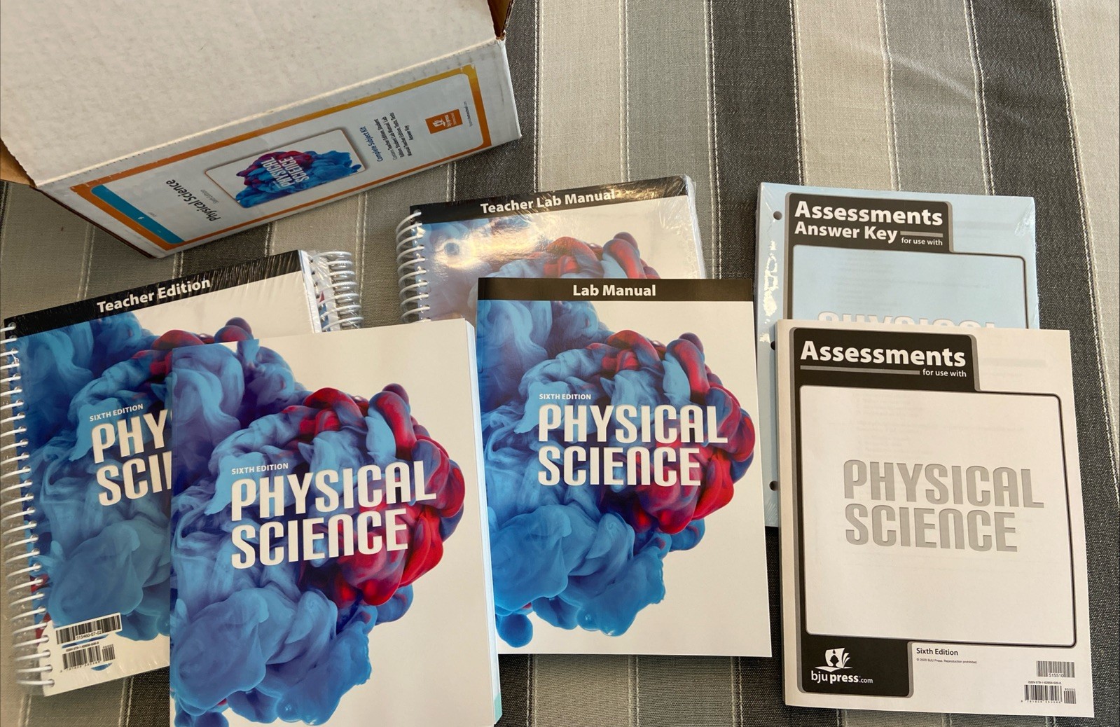 NEW BJU 9th grade 9 PHYSICAL SCIENCE Complete Subject Kit 6th ed CURRENT Box Set