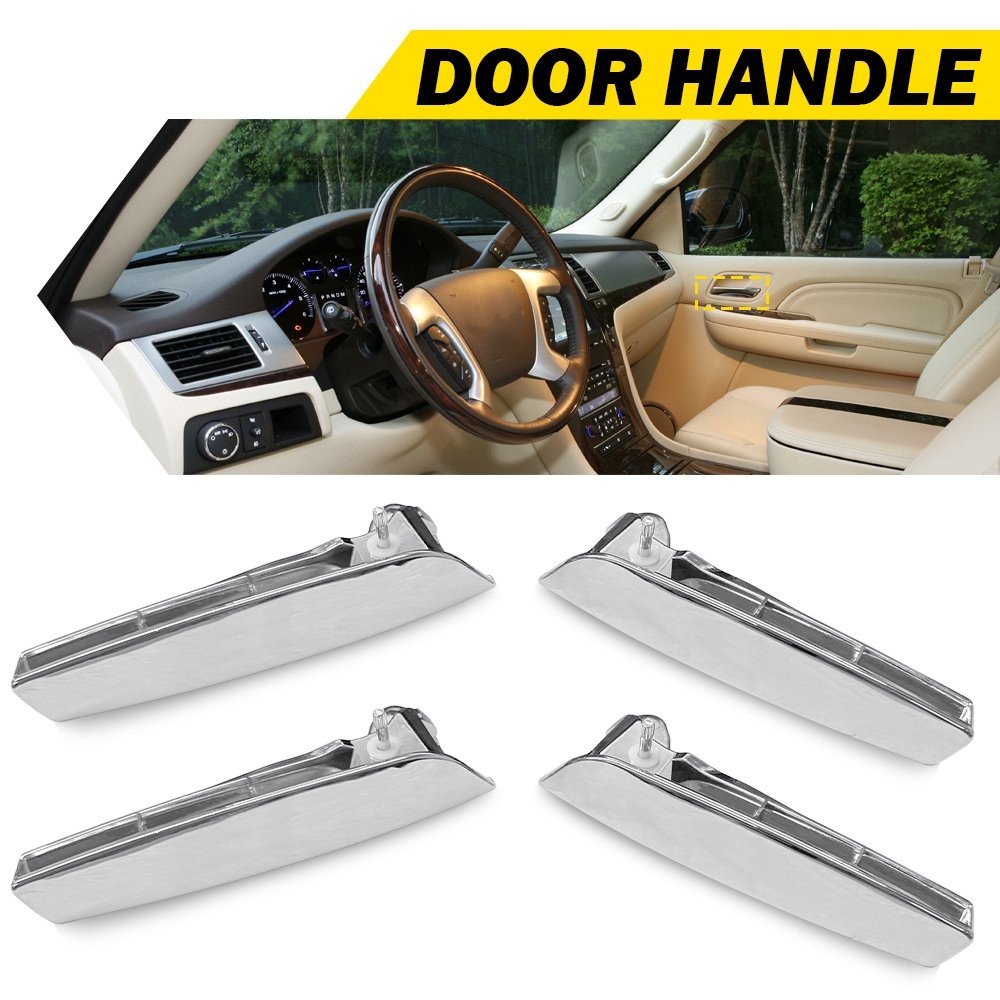 4X Front Rear Inside Door Handle LH&RH for 2007 08-2014 GMC Yukon Chevy Tahoe EH
