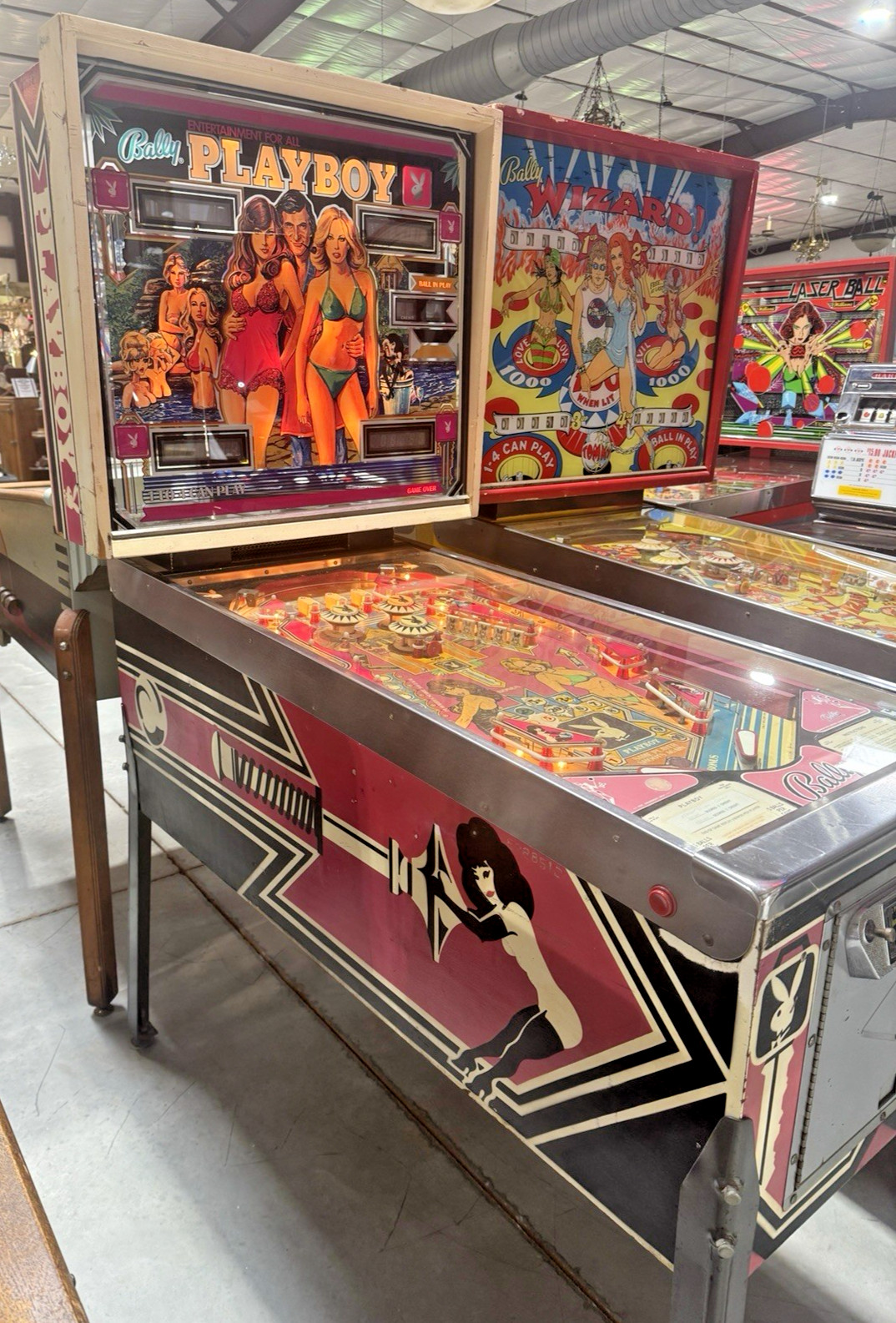 Vintage 1978 Bally Playboy Pinball Machine