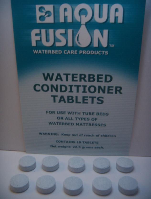 Aqua Fusion Waterbed Tablets – Conditioner for Softside Tube mattress