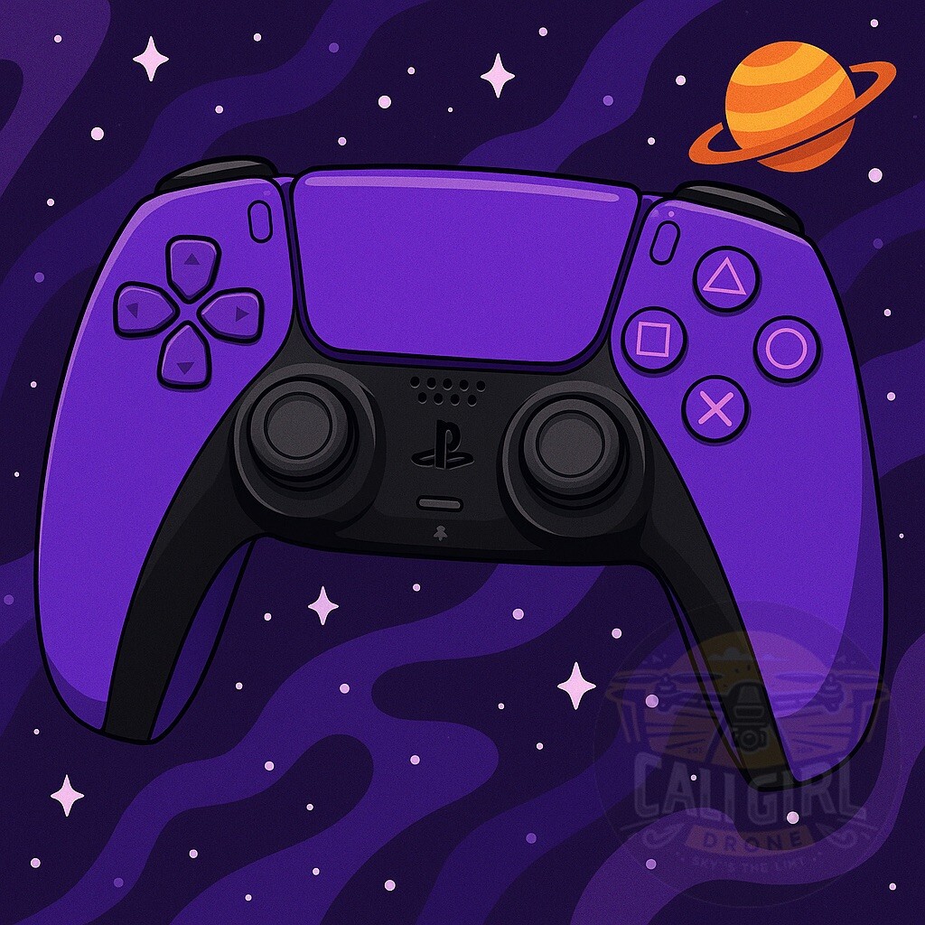 Sony PlayStation 5 DualSense Wireless Controller - Galactic Purple + USB Cable