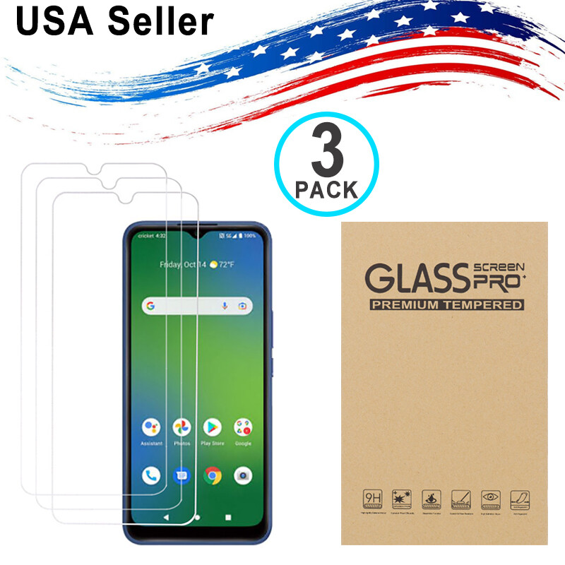 3PK Cricket Innovate E 5G Tempered Glass Screen Protector