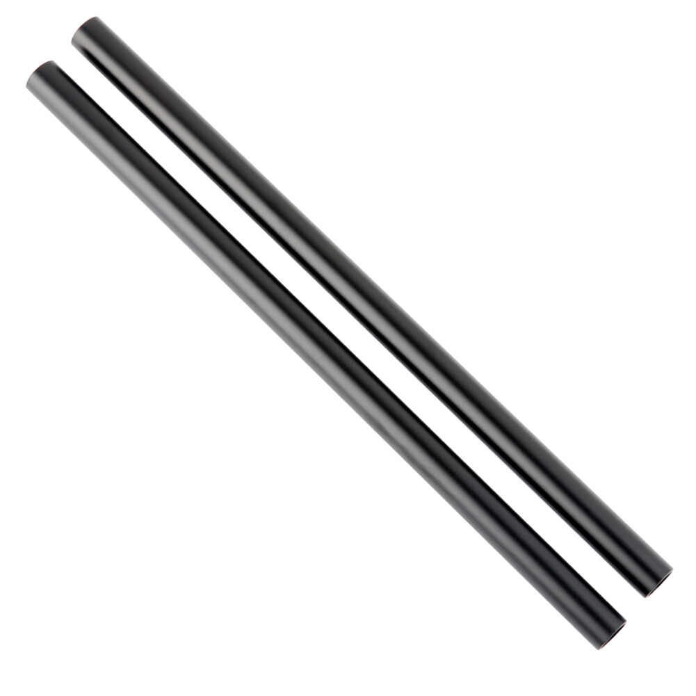 2pc NICEYRIG 30cm 12"  Camera Rail Rod for 15mm Rail Aluminum Alloy