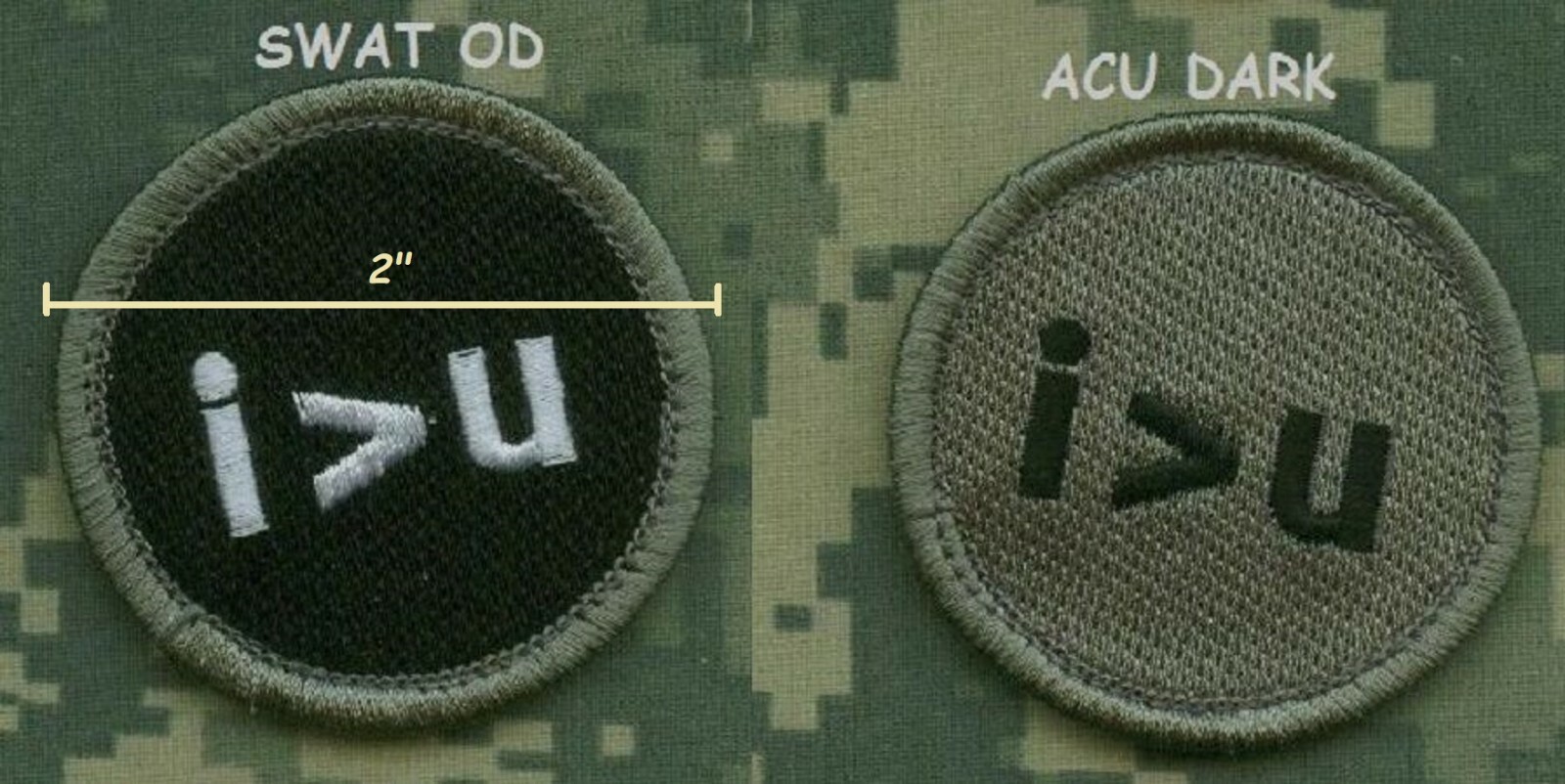 JSOC SP OPS INHERENT RESOLVE CJTF-OIR velkrö 2-TAB: I'm BETTER than YOU (ACU/OD)