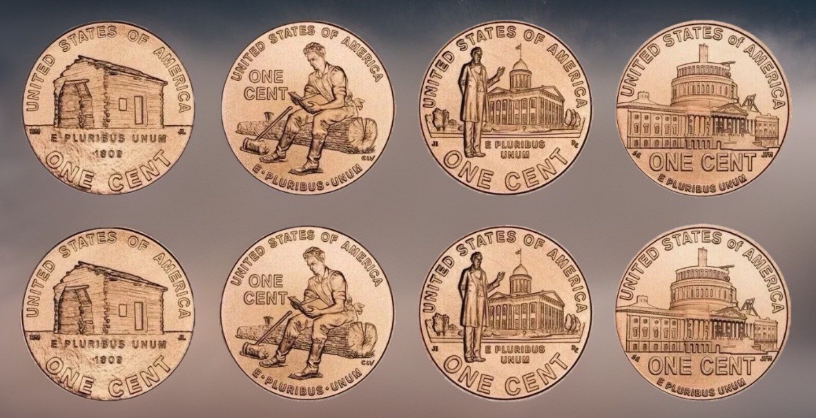 2009 Lincoln Bicentennial Cent P&D Brilliant Uncirculated 8 Coin USMINT w.Flip