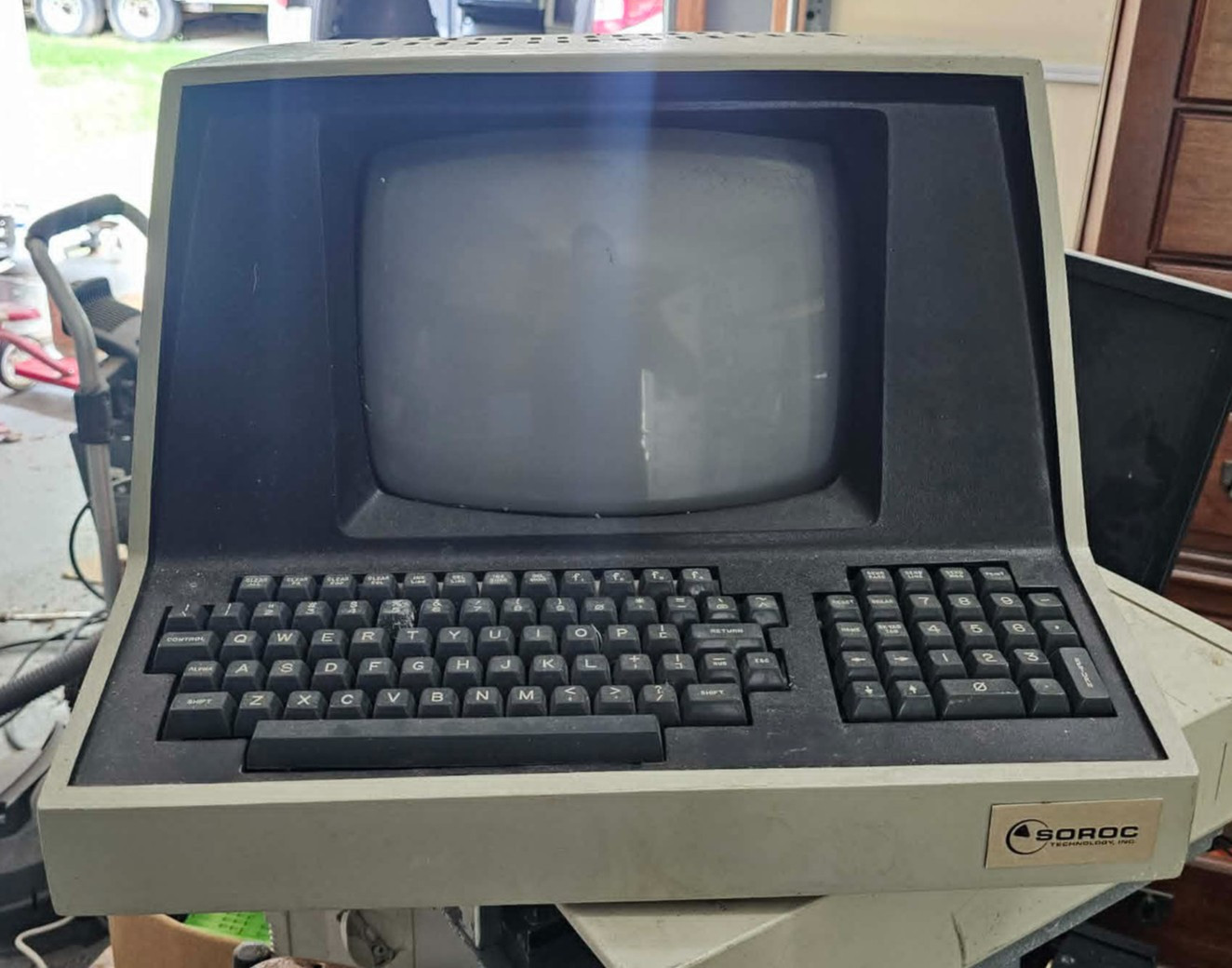 Clean Rare Retro Vintage Soroc IQ 130 Computer Terminal Powers Tech Special
