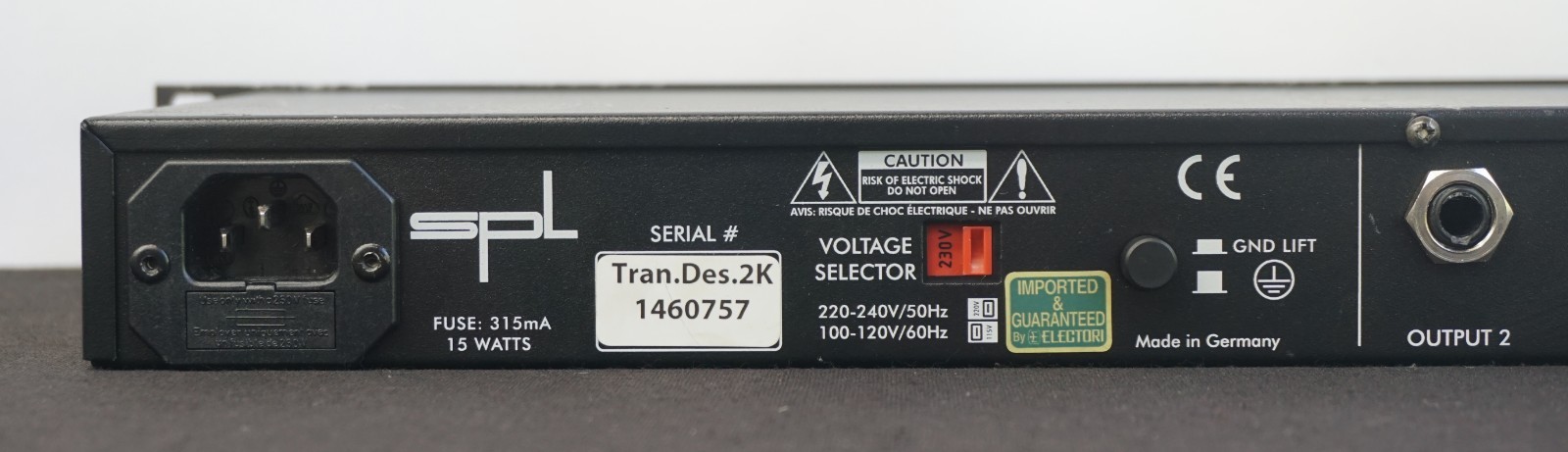 SPL Model 9946 Transient Designer Dual-Channel Dynamic Processor - 240V