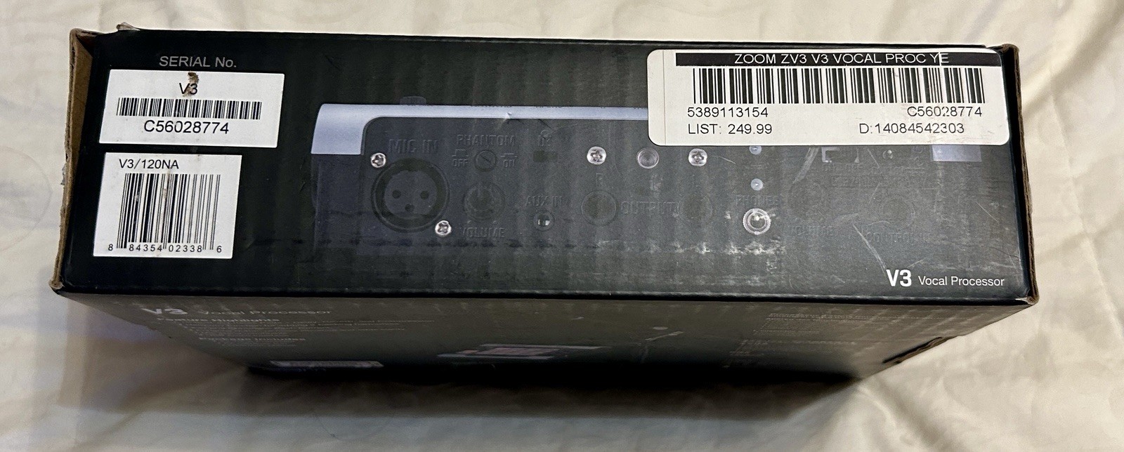 NEW Zoom V3 Vocal Processor USB Audio Interface 16 Voice Effect 3-Part Harmonies