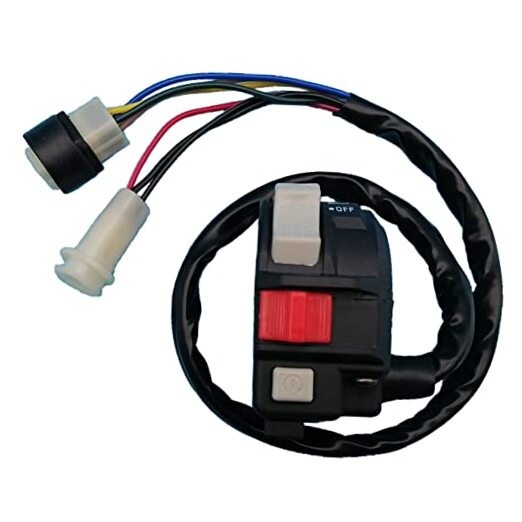 Start Light Kill Switch Left Handlebar Compatible with Yamaha Big Bear Warrior