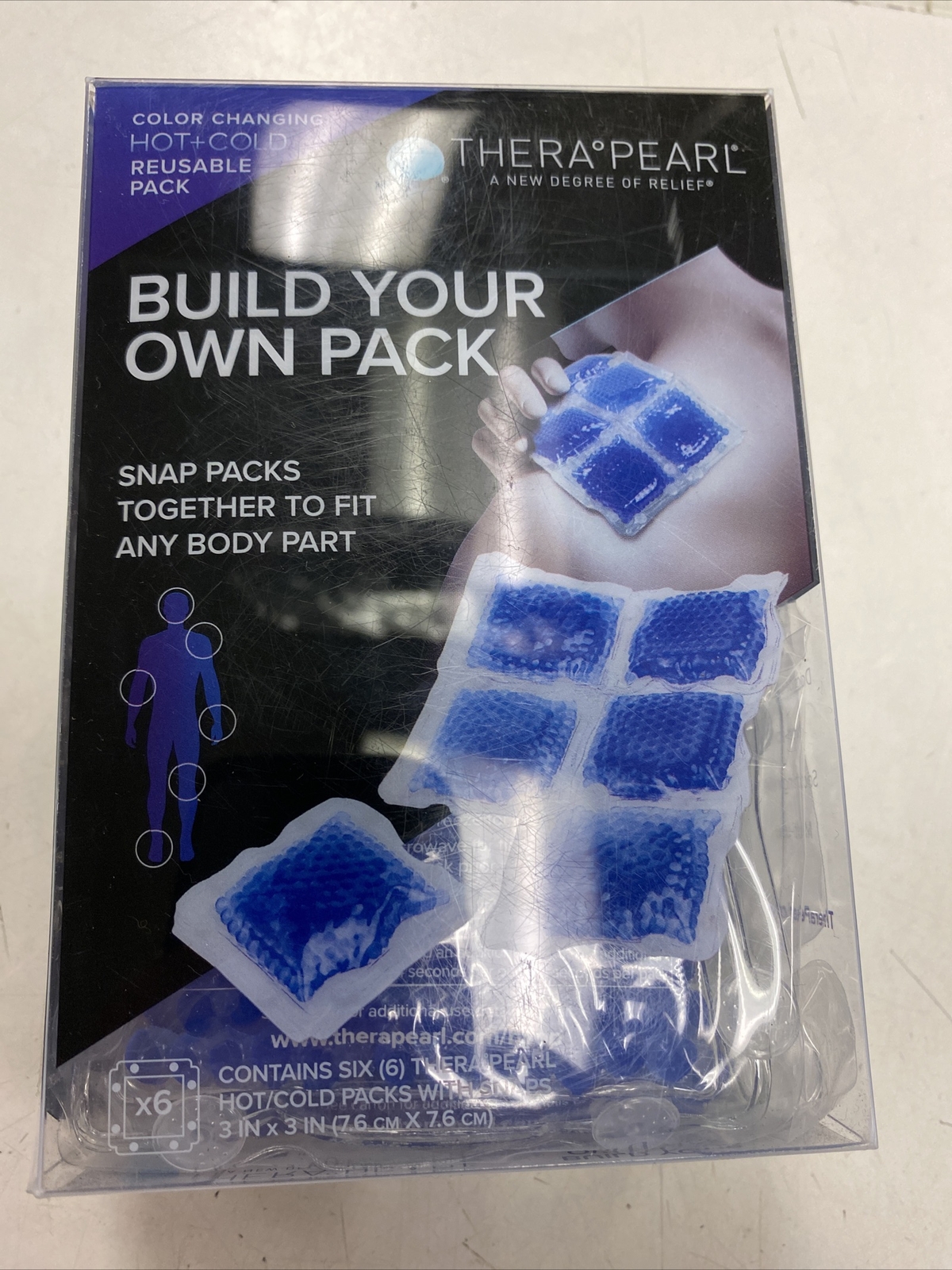 Thera Pearl Build Your Own Reusable Hot & Cold Snap Packs, New, Free Shipping