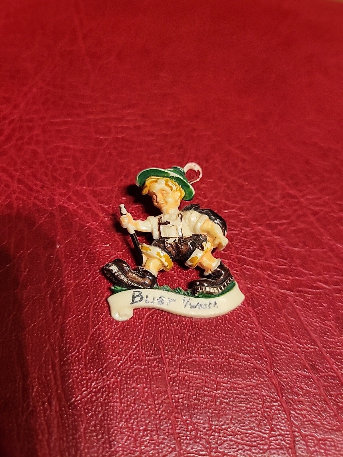 Pin Hatpin Hiking Pin Brooch Farmer I/West T.