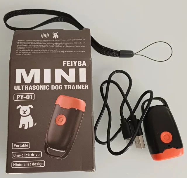 Mini Ultrasonic Dog Trainer Anti Barking Device for Dogs &Self-defense Anti-Dog