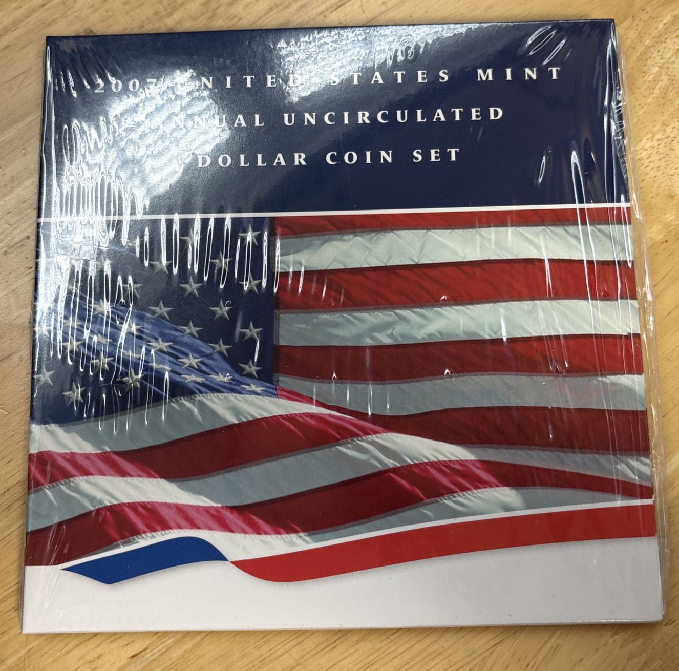 U.S. MINT 2007 ANNUAL UNCIRCULATED DOLLAR COIN SET $1 UNGRADED