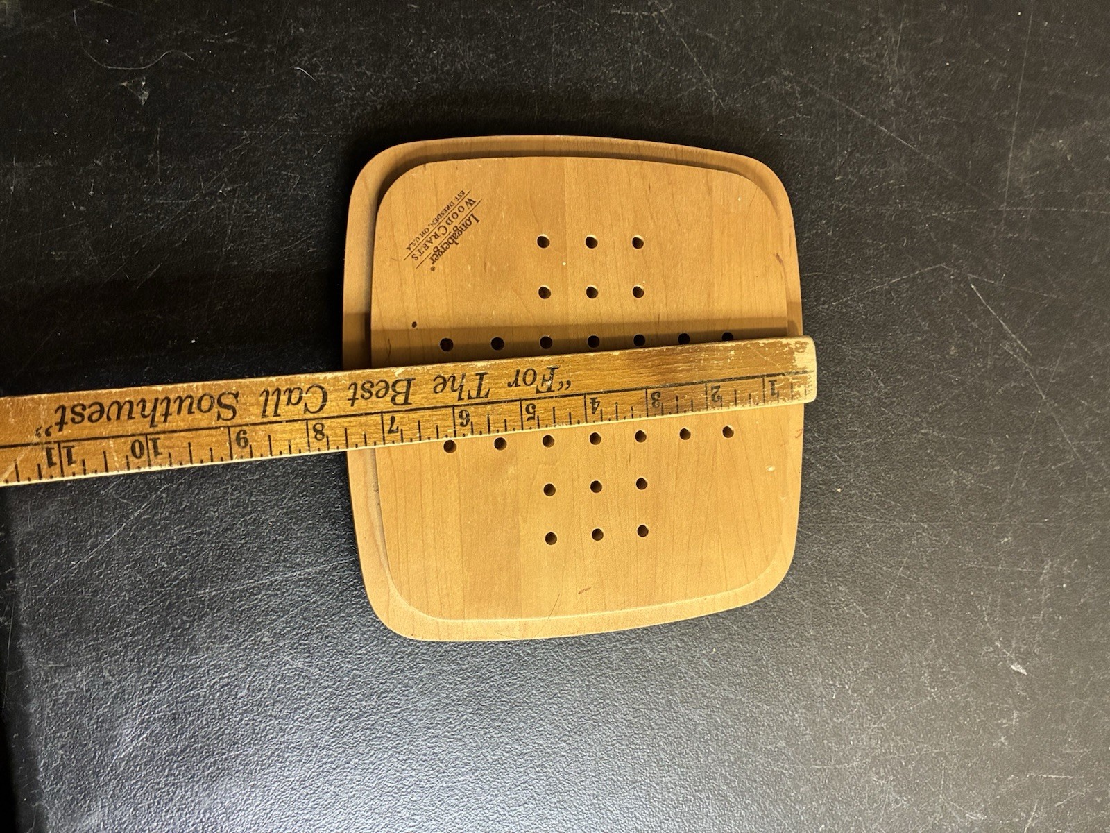 Longaberger Fathers Day 2001 Tic Tac Toe and Peg Game Duo Lid ONLY