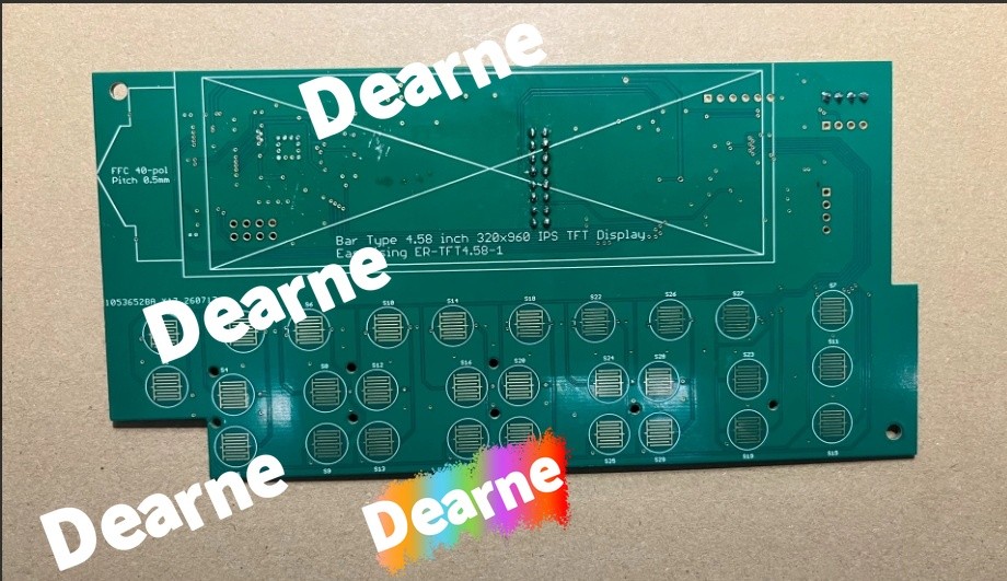 Customized for keithley 2000, 2010, 2015 THD, 2016 Multimeter display +PCB board