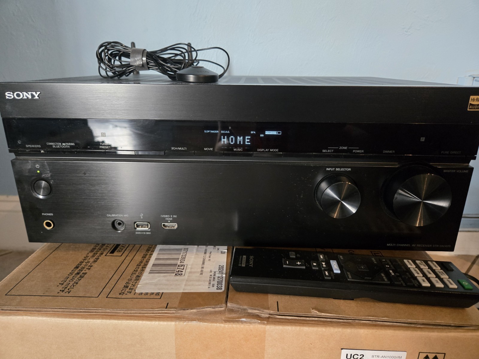 Sony STR-DN1070 Bluetooth AV Receiver 7.2 Channel 4K HDR Fully Functional