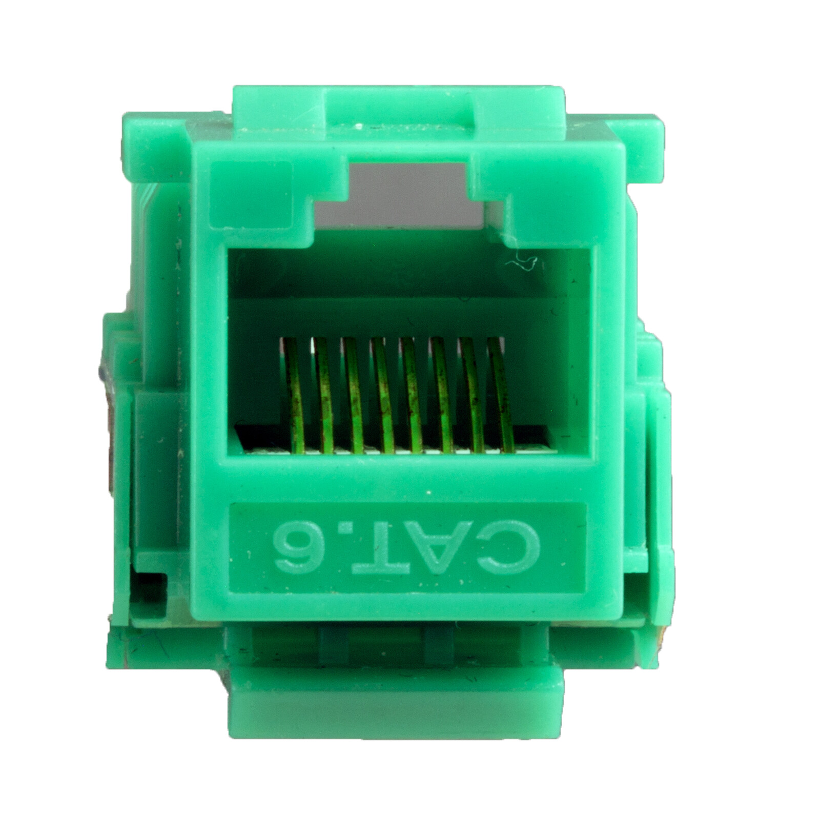 Cat6 Keystone Jacks in Green 15 Pcs Pack US Same Day Shipping