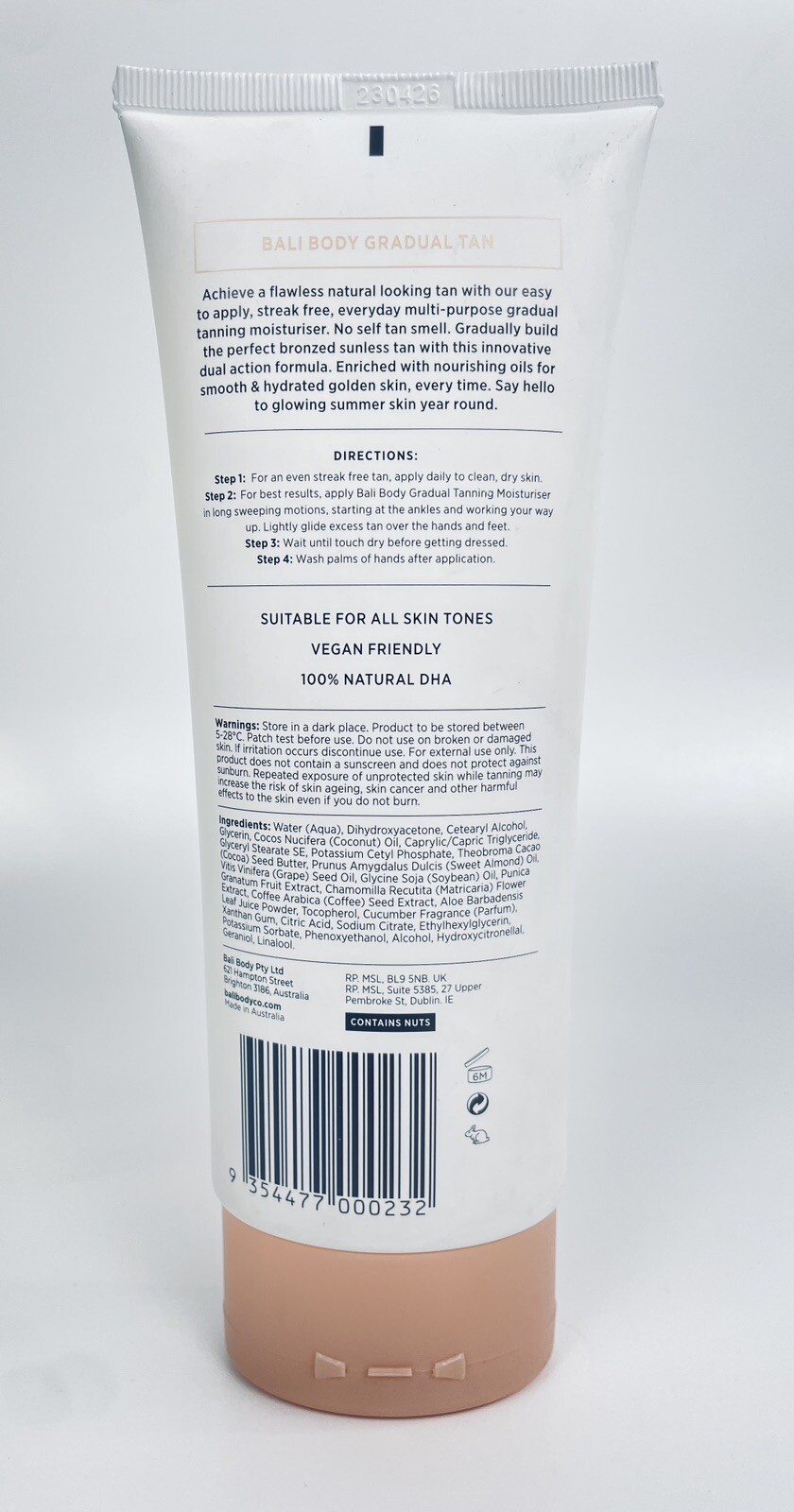 Bali Body GRADUAL TAN Everyday Streak Free 200ml / 4.8 oz