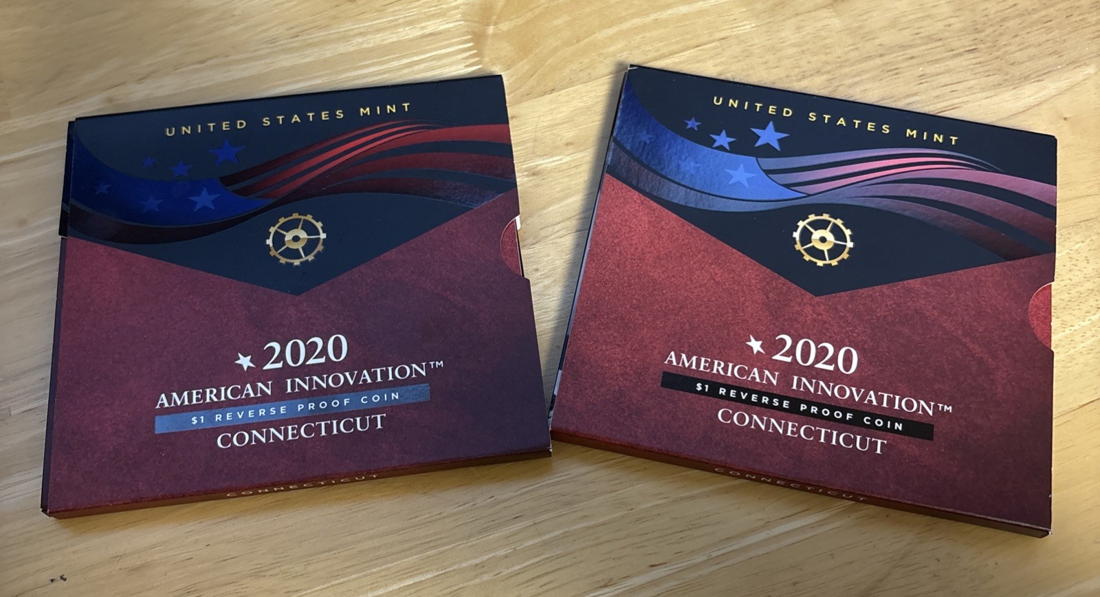 American Innovation 2020 $1 Reverse Proof Set - Connecticut