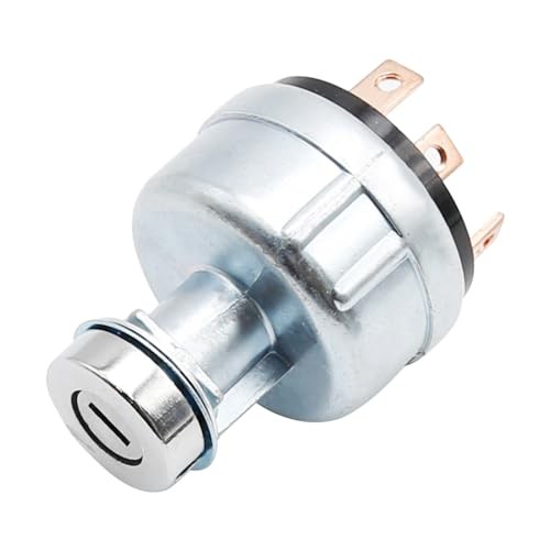 YN50S00002F1 Ignition Switch with 4 Position 6 Terminal Wire Digger 2 Keys,