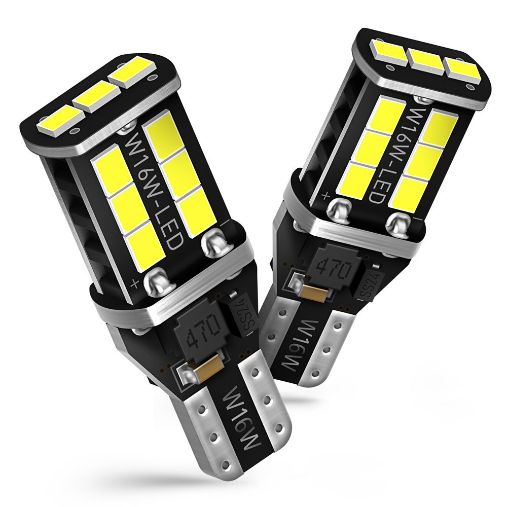 LED Backup Reverse Light Bulbs 921 912 T15 Super Bright Canbus Error Free AUXITO
