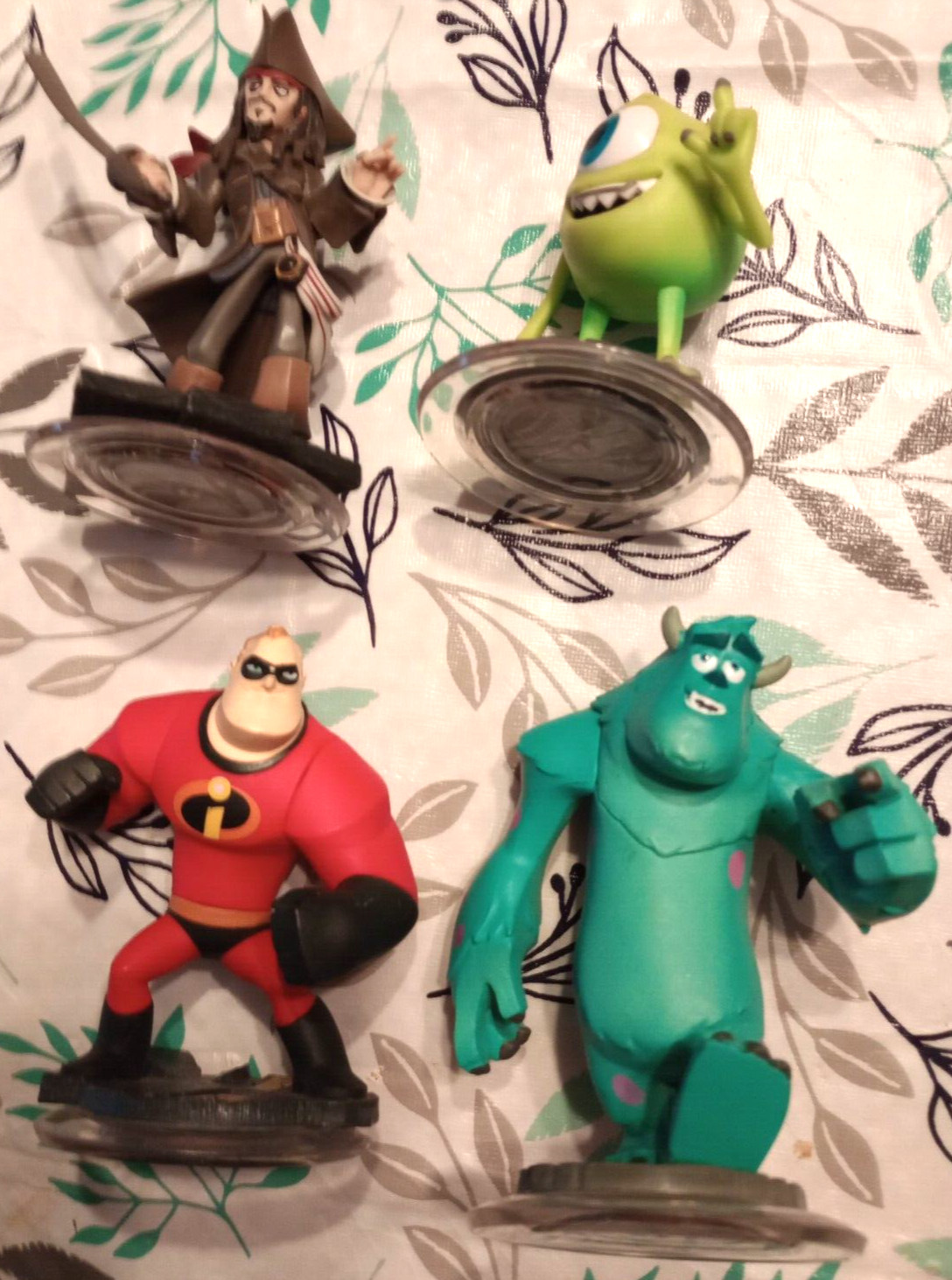 Disney Infinity Monsters Inc.  Complete Lot of 4 Figures