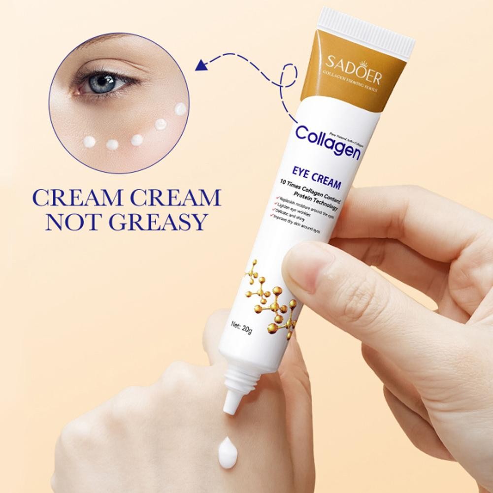 Collagen Anti wrinkle Eye Cream Remove Eye Bags & Dark Circles 1pcs J2K3 R6 P7Z1