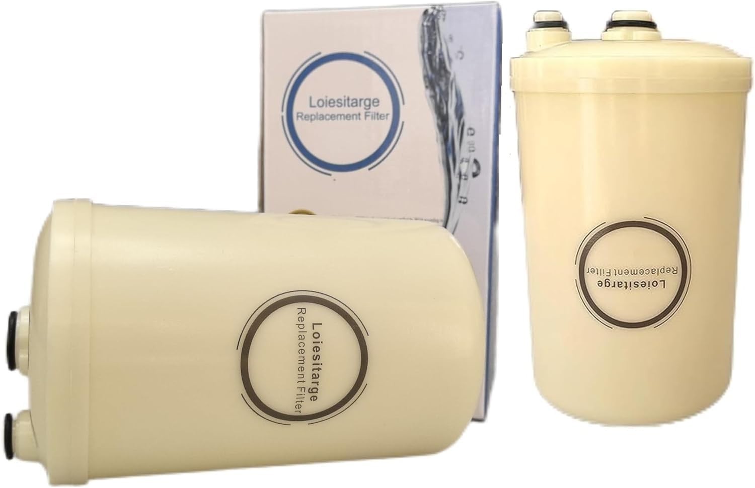 Compact 2 Pack Water Filter for Leveluk Kangen K-8, Enhanced Chlorine Filtration