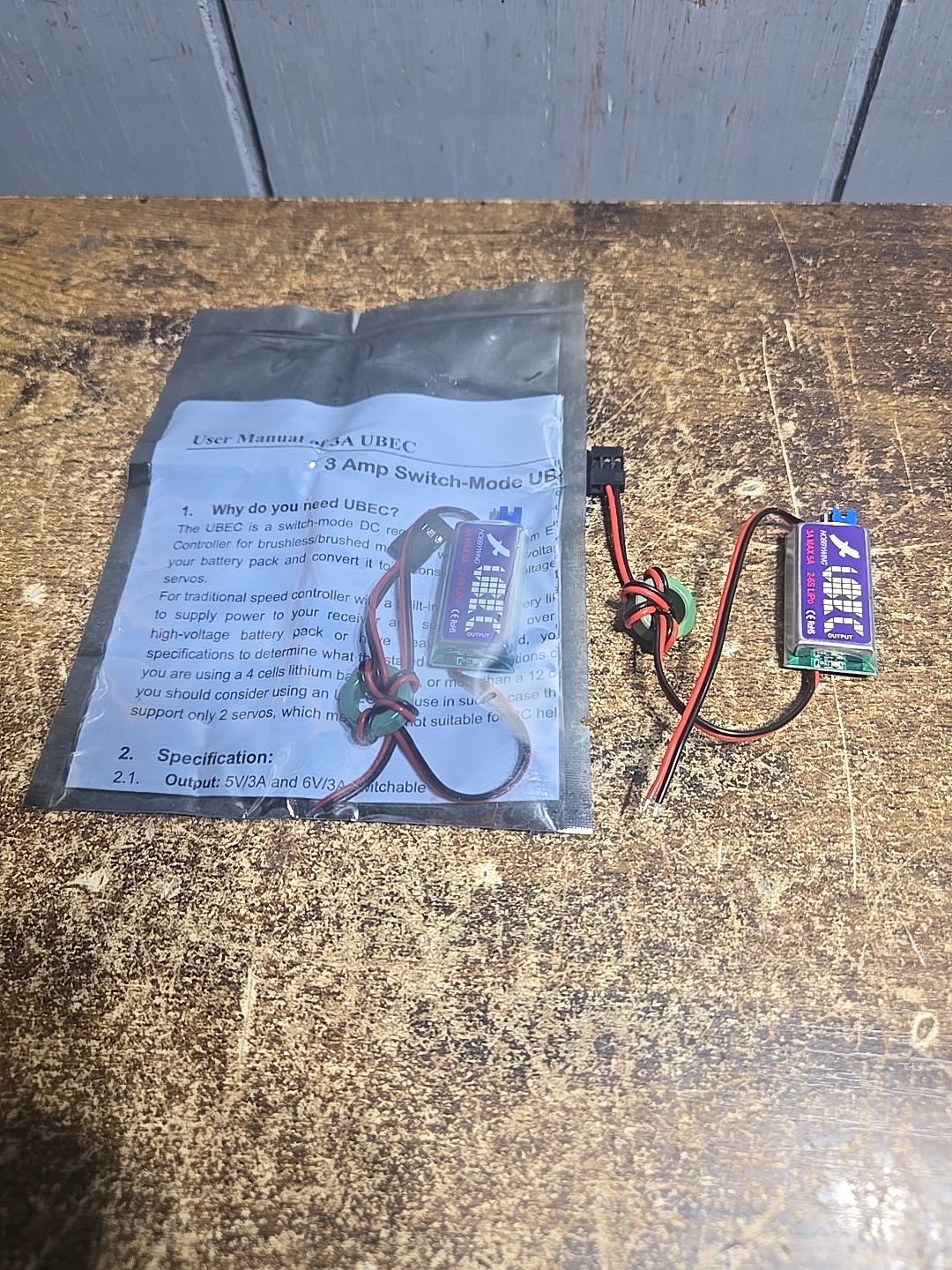RC Products 3amp - 6.0-25.2v Input / 5v/6v Adjustable Output BEC