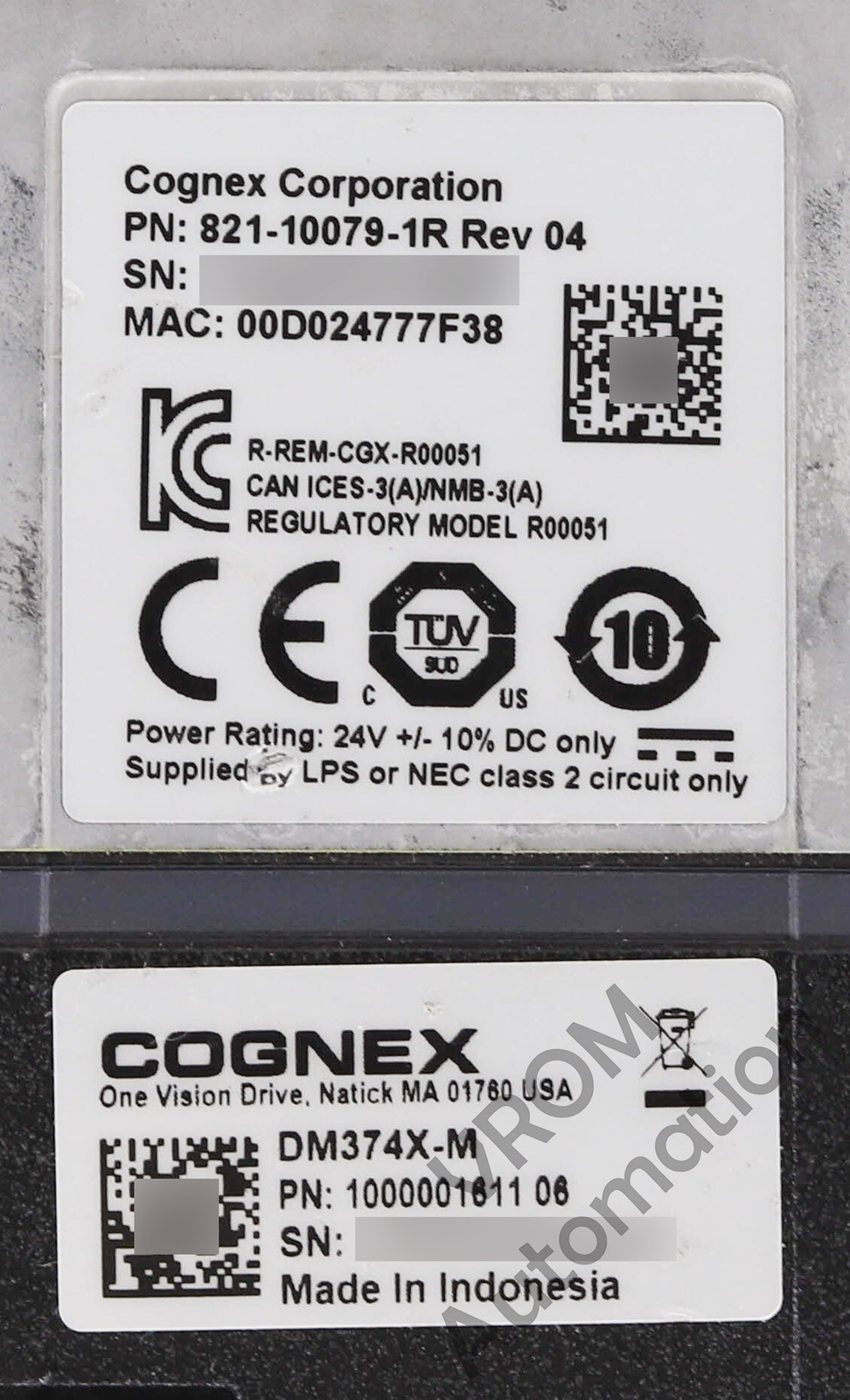 COGNEX DM-374X-M DataMan Barcode Reader Scanner DMR-374X-M