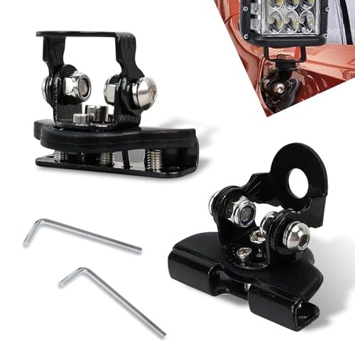 2 PCS Light Bar Mounting Brackets, LED Work Light Mount Clamp Holder,