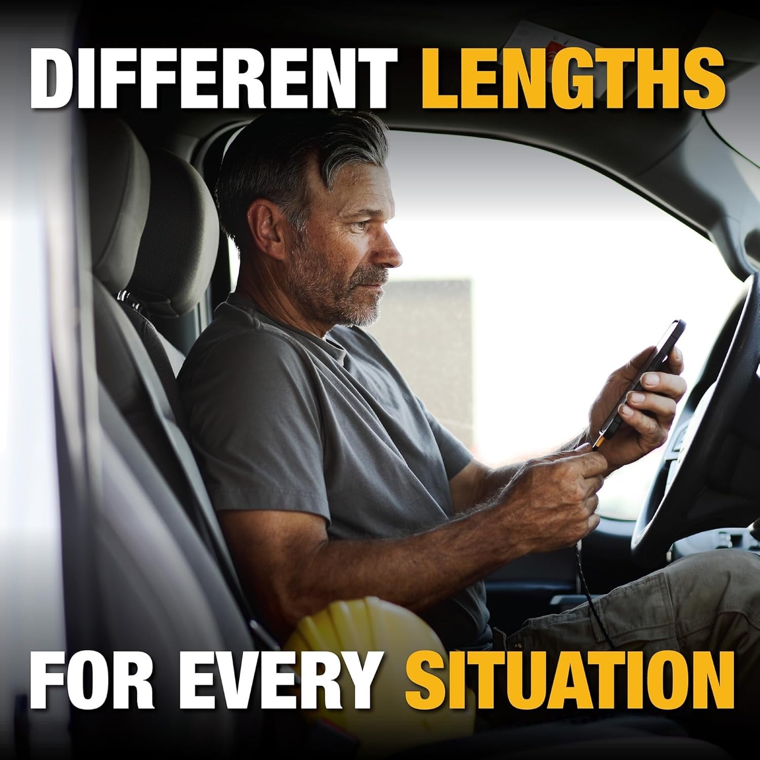 DEWALT USB C Cable, Braided Nylon USB a to Type C Charger Cable Fast Cha
