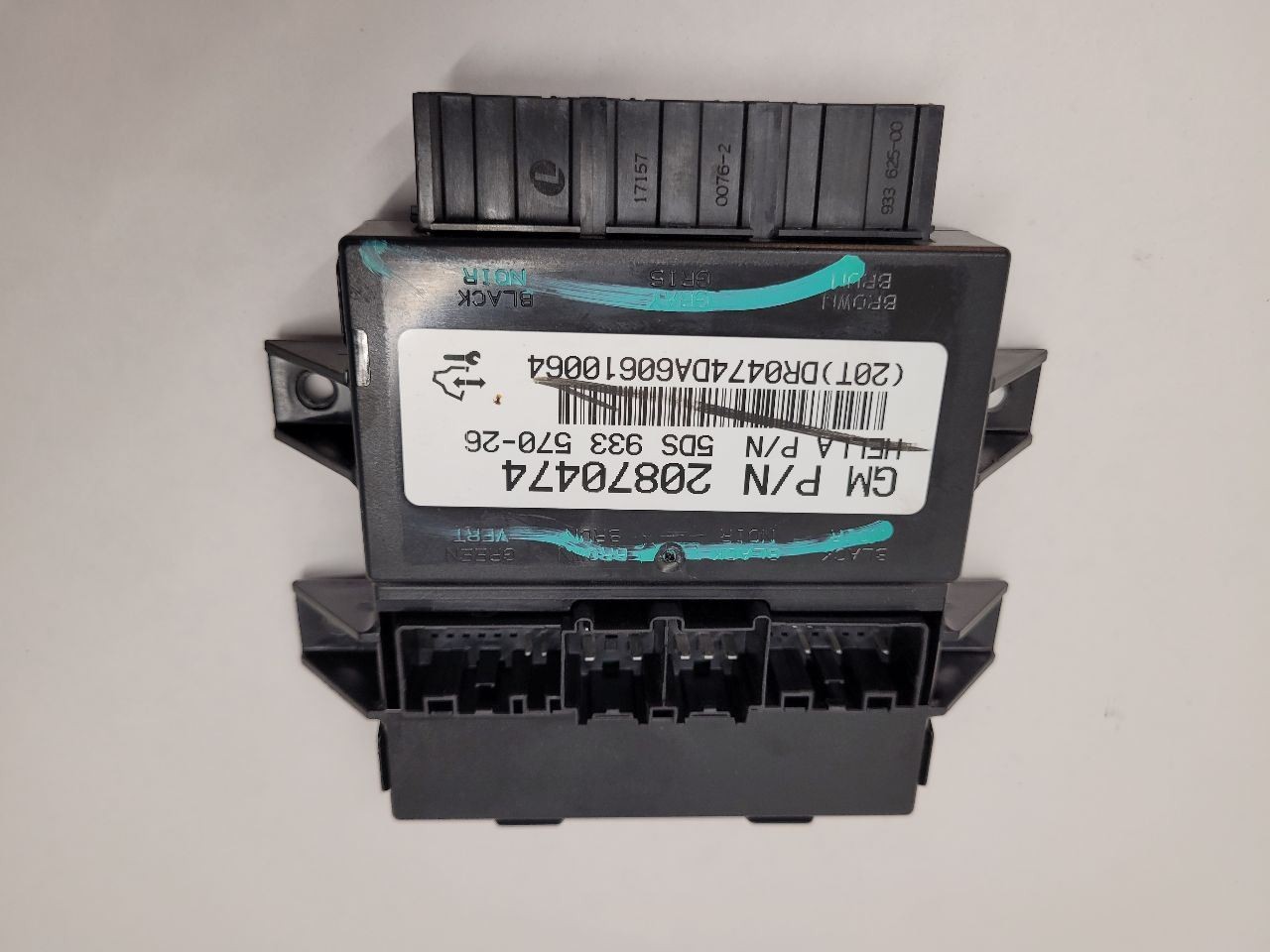 2007 - 2017 GMC ACADIA Chassis ECM VIN J 11th Digit Limited Heated Seat
