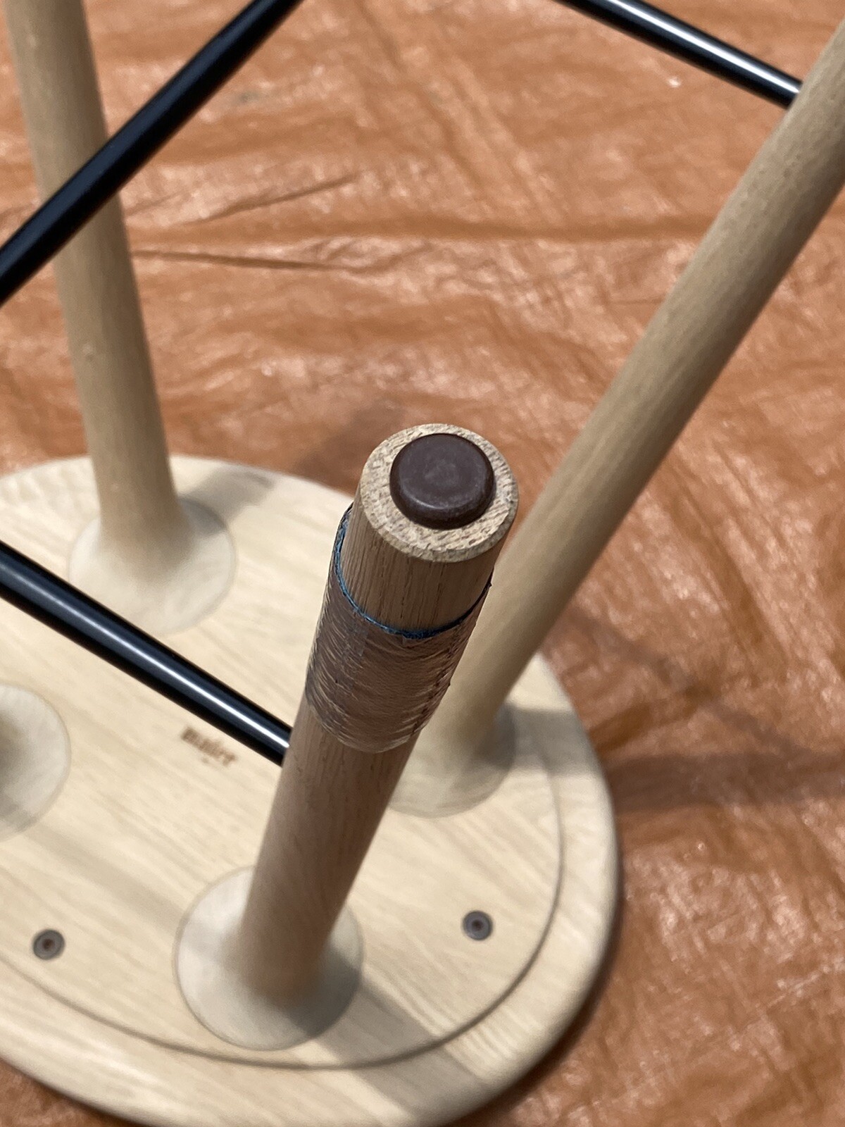 Mater Space Premium Edition Soaped Oak Counter Stool