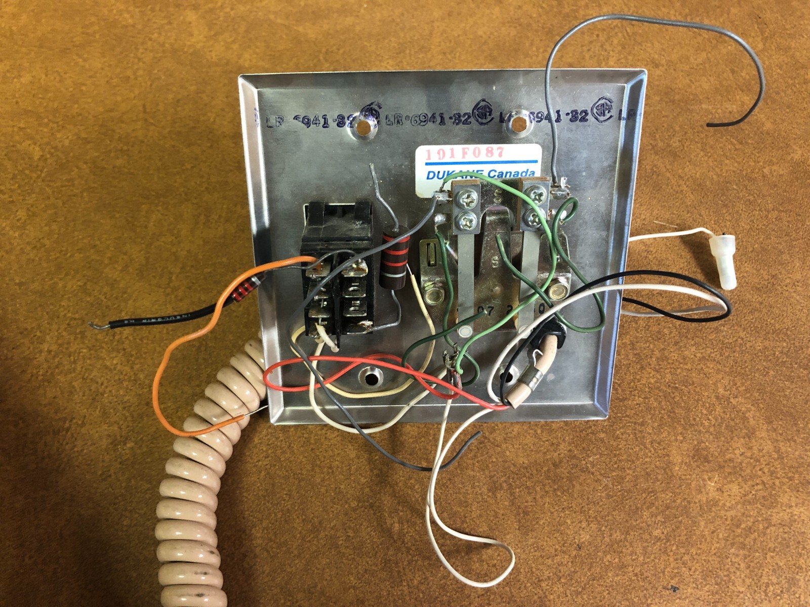 Dukane Telephone Handset Intercom Station with Call Switch