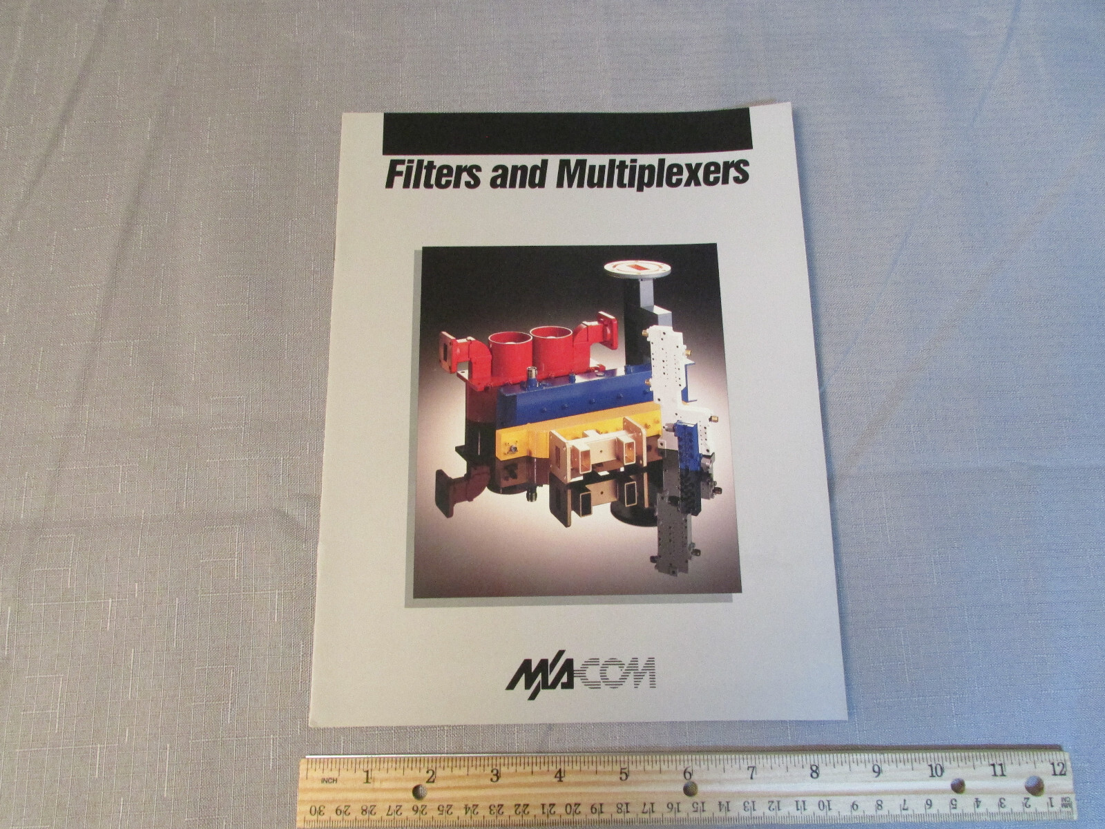 M/A-Com Filters and Multiplexers RF/Microwave Catalog 9009A 1988