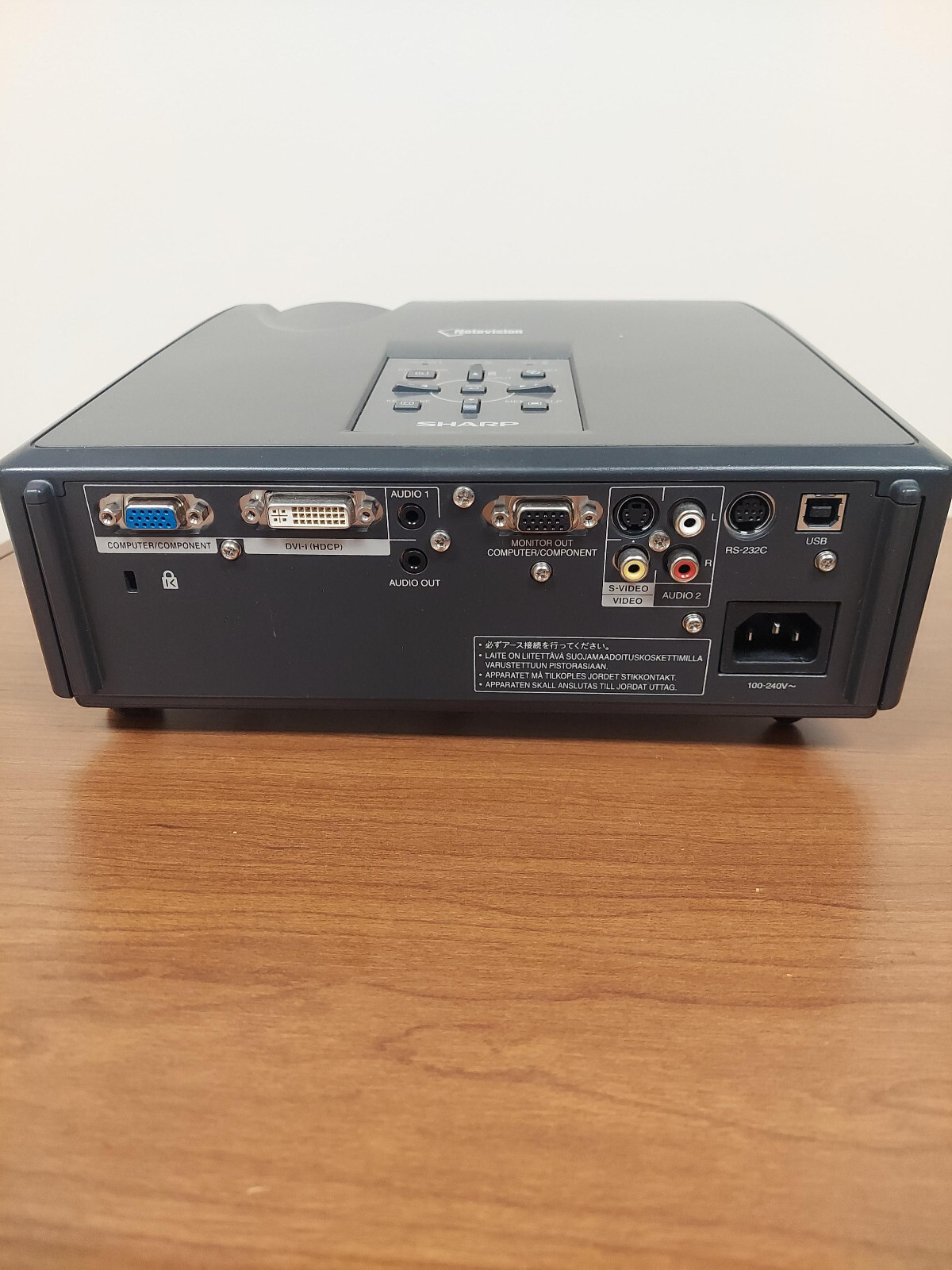 Sharp NoteVision PG-F211X DLP Projector