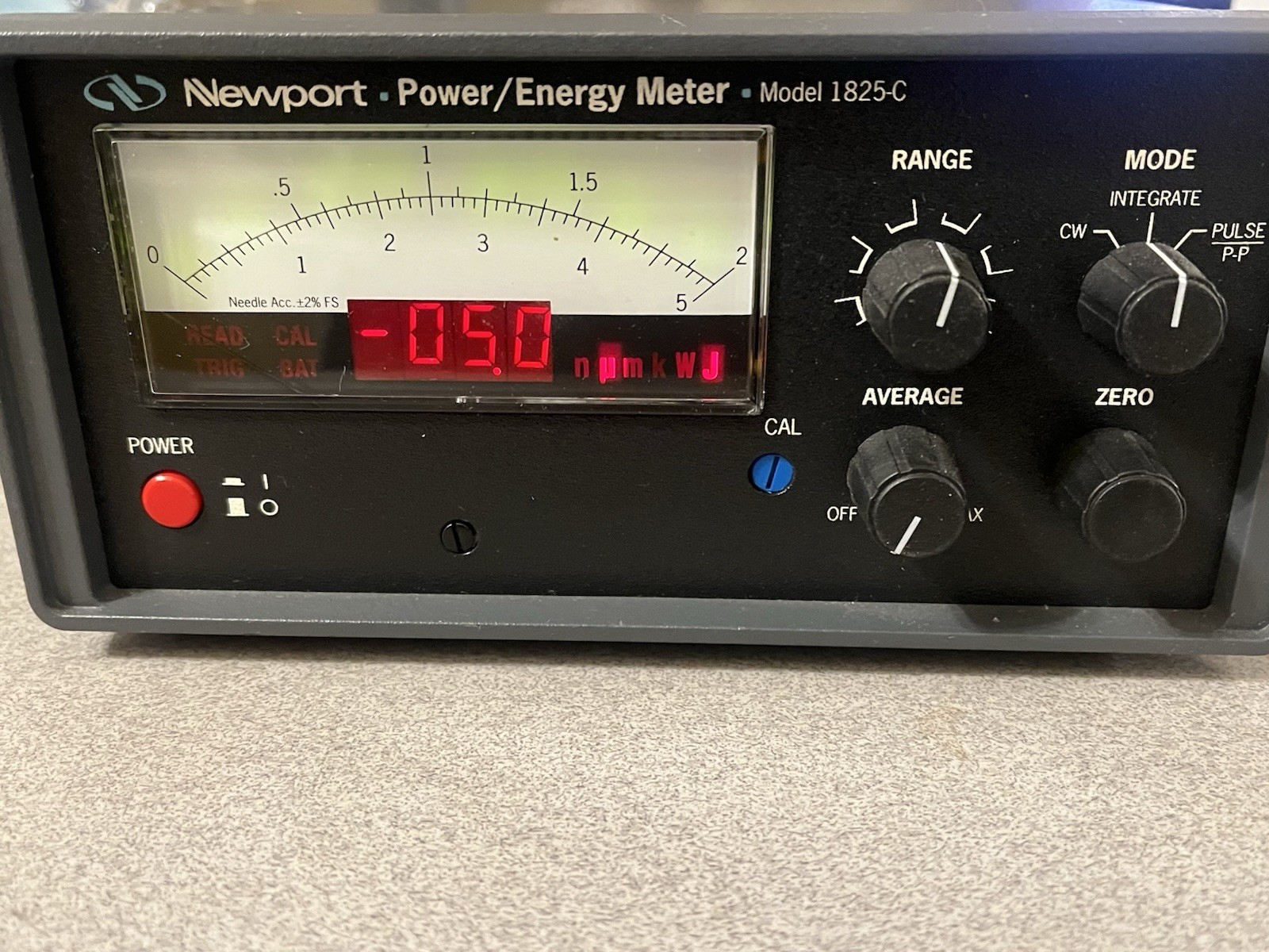 1825-C Newport Optical Power / Energy Meter