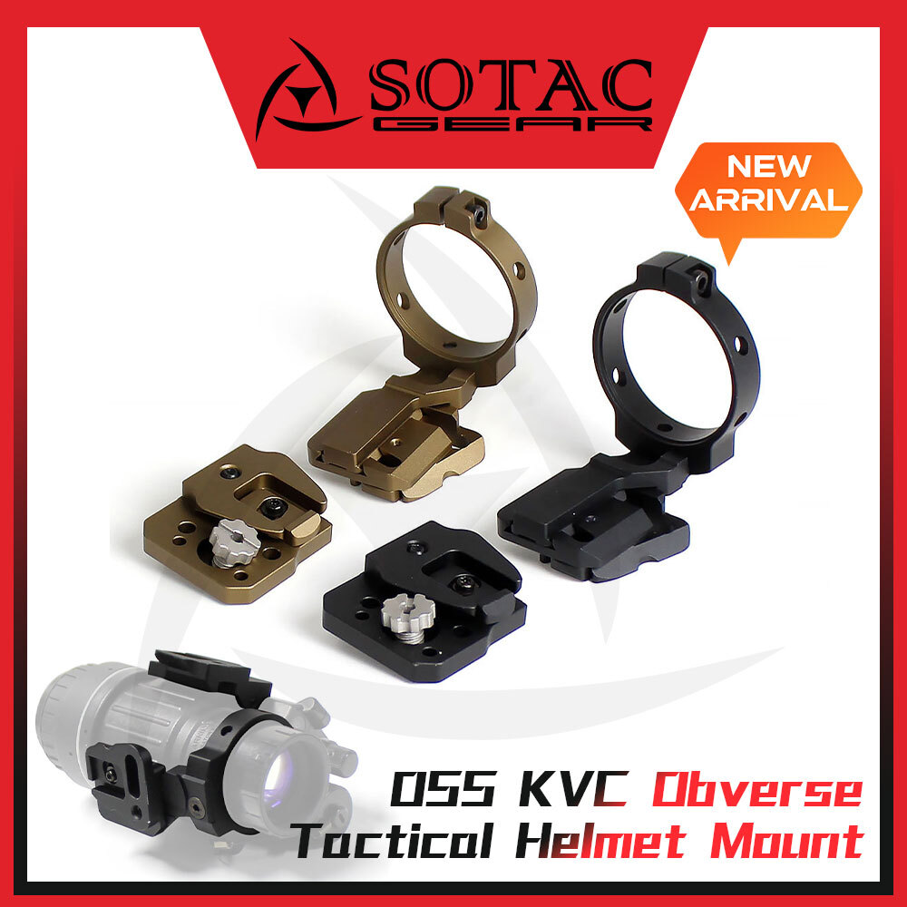 SOTAC Hunting PVS-14 Helmet Mount Adapter for REQ Universal Bridge Mounting Base