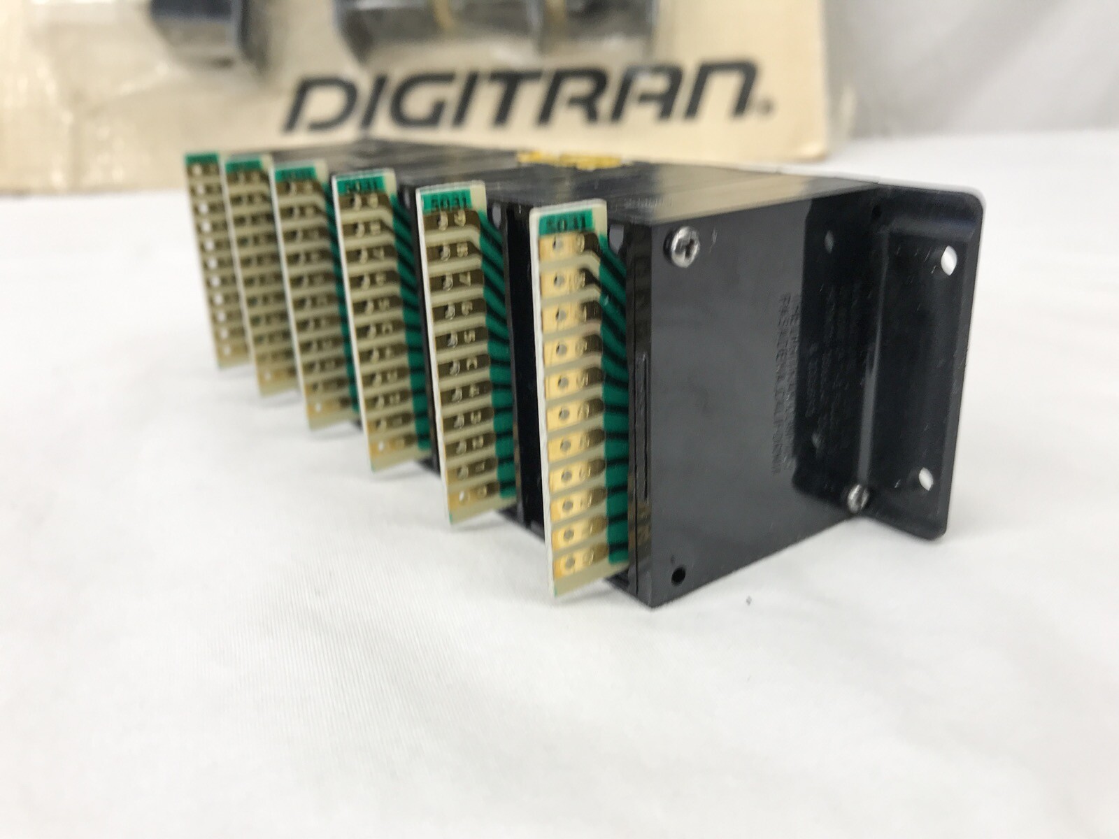 DIGITRAN DIGISWITCH Rotary Thumbwheel 6 Switch Assembly 0-9 Model 19-P-500 A
