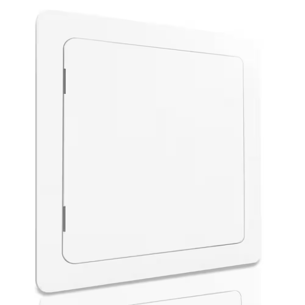 12 In. X 12 In. White Plastic Drywall Access Panel