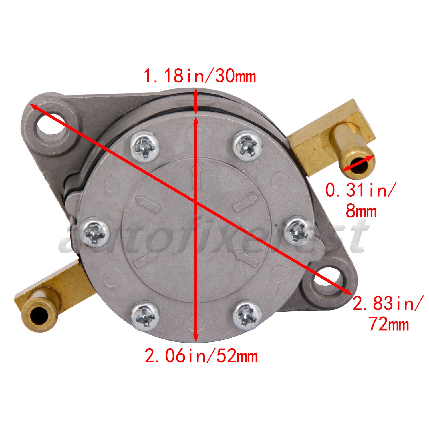 Golf Cart Fuel Pump For EZGO Marathon 2-Cycle 1982-1988 #24233G1