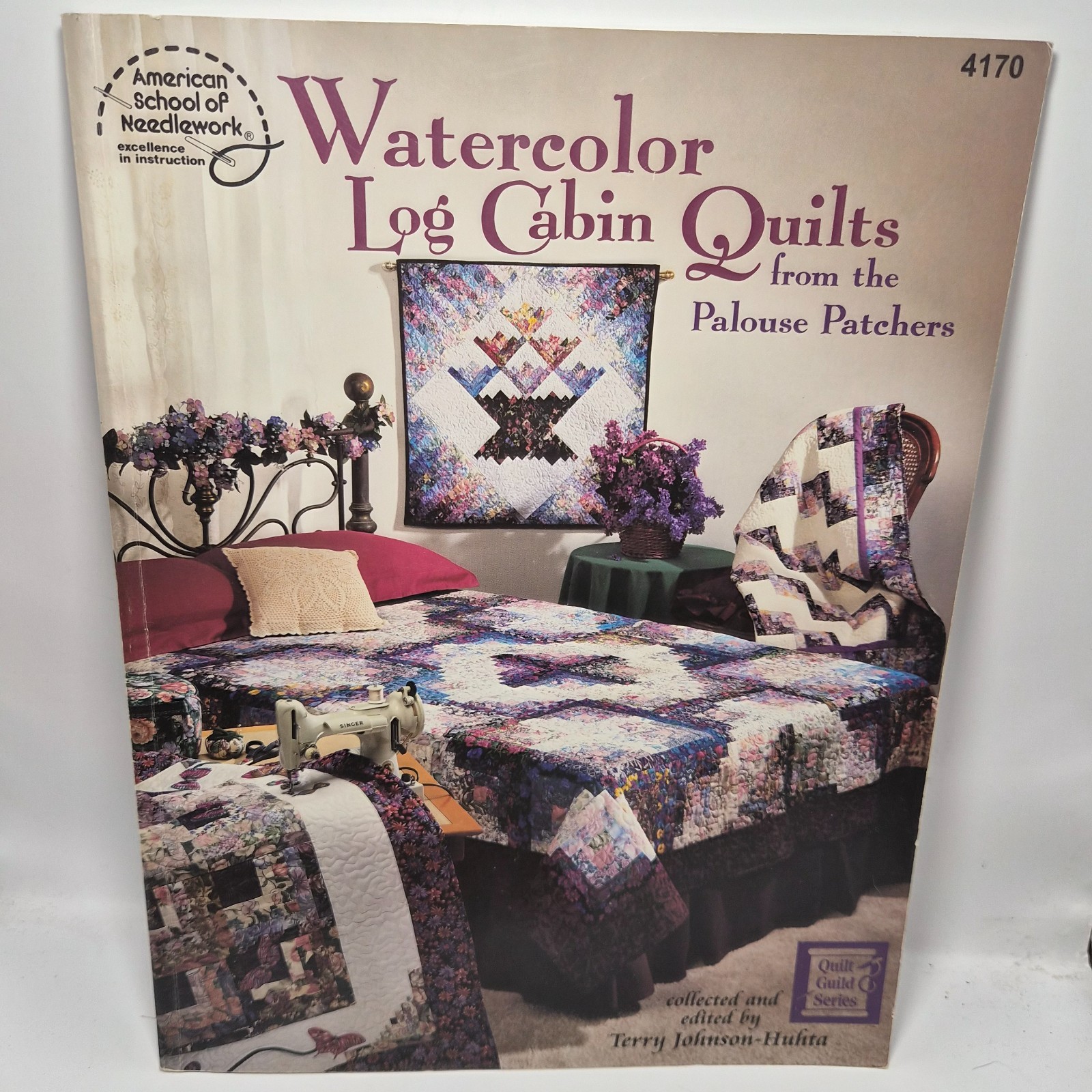 Watercolor Log Cabin Quilts from Palouse Patchers, American School of Needlework