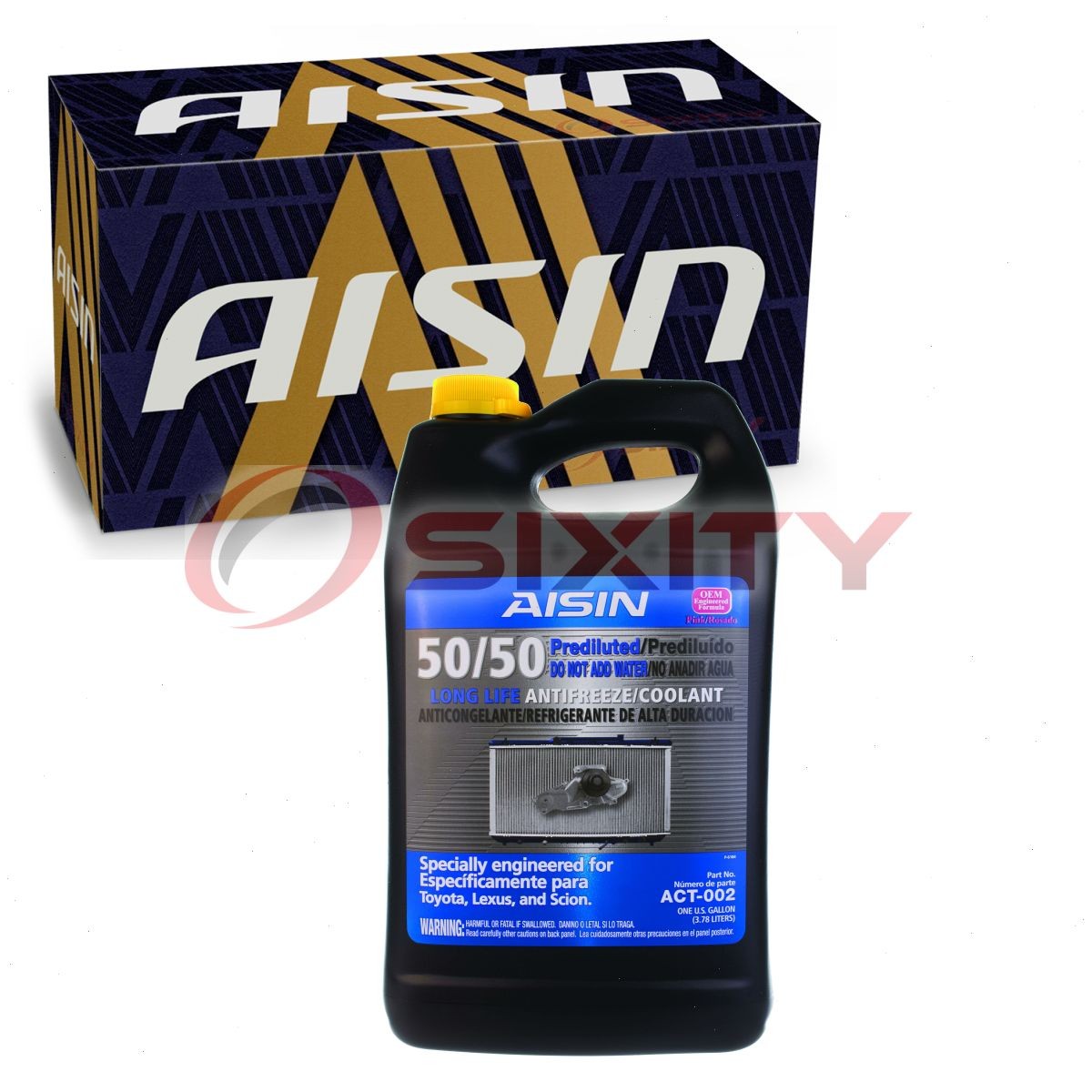 AISIN ACT-002 Engine Coolant Antifreeze for W0133-1979276-CCI tg