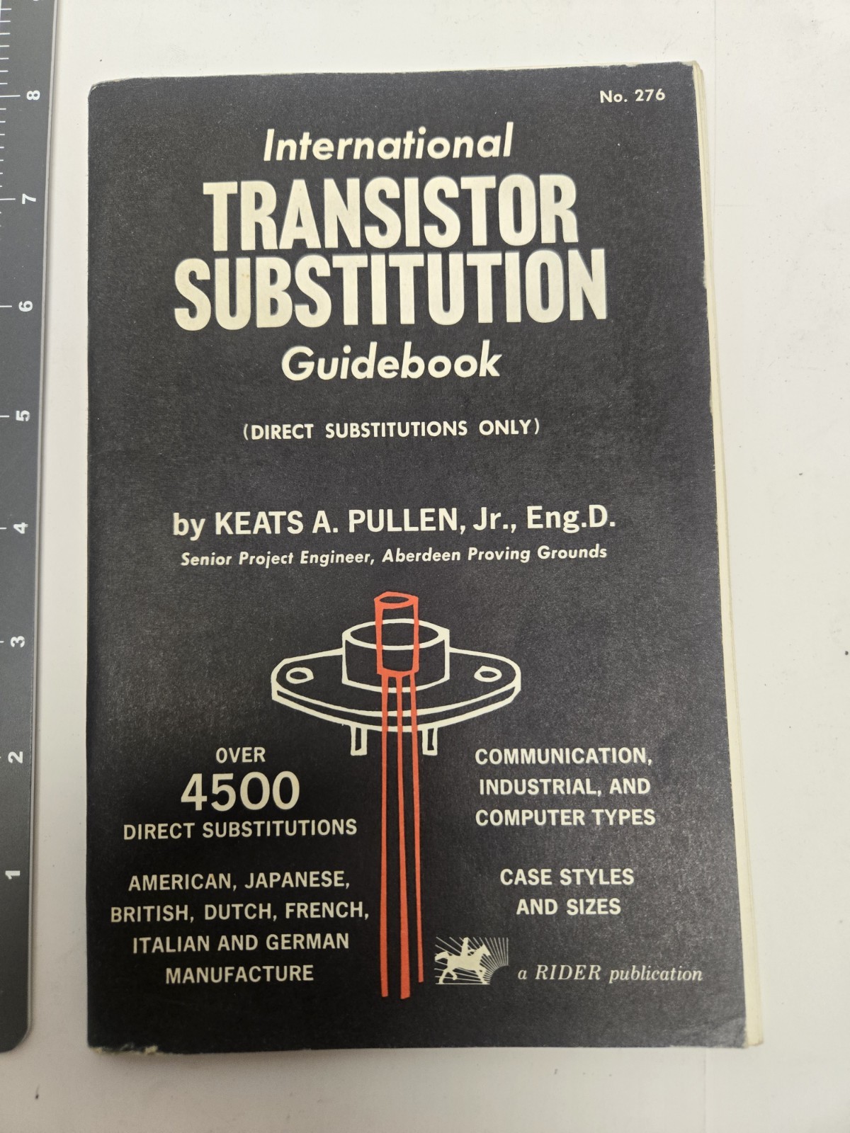 1961 International Transistor Substitution Guidebook – Rider No. 276