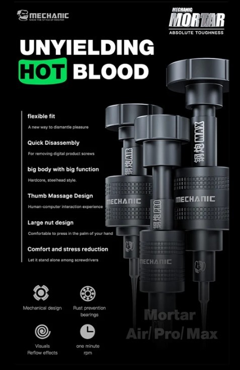Mortar PRO, TORQUE Screwdriver, 1.2 Phillips ANTI-SLIP Mechanic