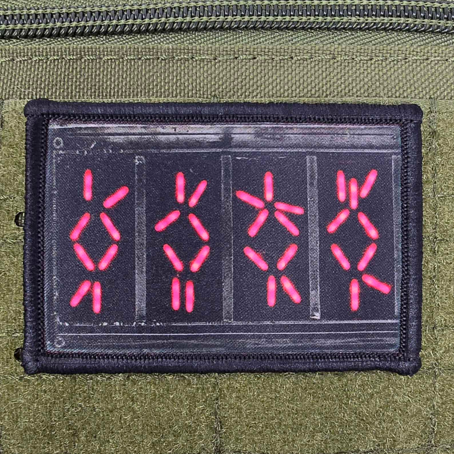 Preditor Countdown Patch Moral Tactical Military Army USA Flag Hook & Loop