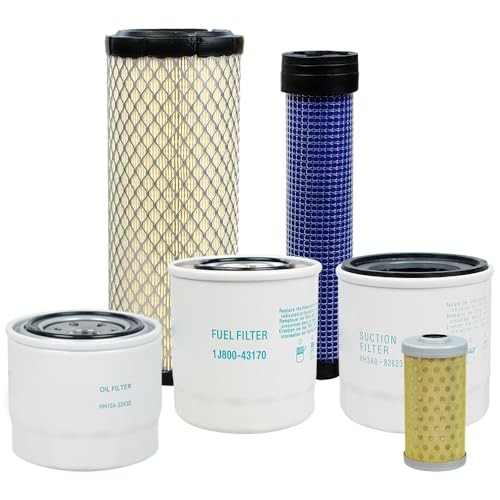 Full Service Filter Kit - Suitable for Kubota L3301 & L3901 w/ D1803 Engine
